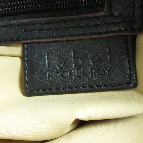 Label Rachel Roy Tote Large Blue and Black faux Leather - Picture 10 of 16